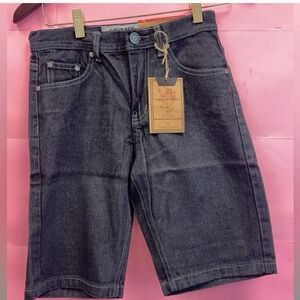 NWT Boys Black denim shorts sizes 10